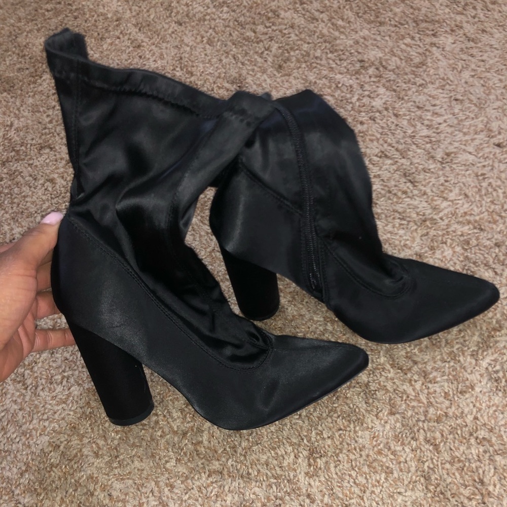 Satin Booties